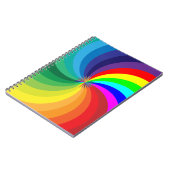 Rainbow Colored Mandala-46556 Notizblock (Linke Seite)
