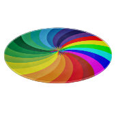 Rainbow Colored Mandala-46556 Schneidebrett (Ecke)
