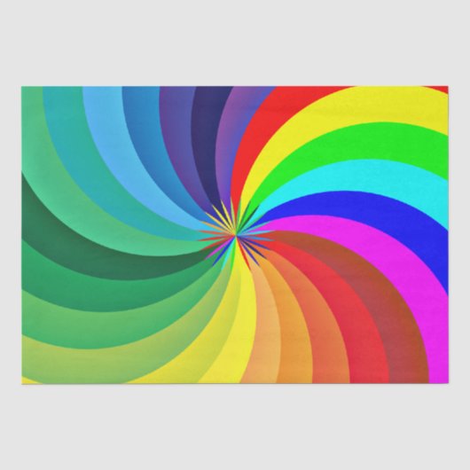 Rainbow Colored Mandala-46556 Seidenpapier (Vorderseite)