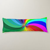 Rainbow Colored Mandala-46556 Seitenschläferkissen (Rückseite)