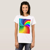 Rainbow Colored Mandala-46556 T-Shirt (Vorne ganz)