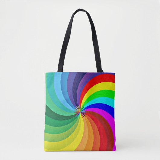 Rainbow Colored Mandala-46556 Tasche (Vorderseite)