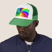 Rainbow Colored Mandala-46556 Truckerkappe (Beispiel)