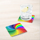 Rainbow Colored Mandala-46556 Untersetzer (Vor Ort)