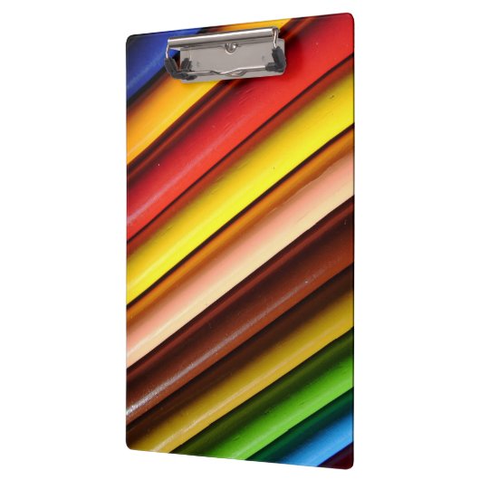 Rainbow Colored Pencils Klemmbrett (Links)