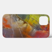 Rainbow Colored Petrified Wood Case-Mate iPhone Hülle (Rückseite (Horizontal))