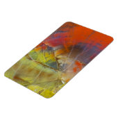 Rainbow Colored Petrified Wood Magnet (Linke Seite)