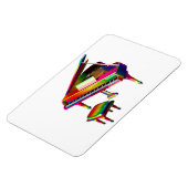 Rainbow Colored Piano Magnet (Linke Seite)