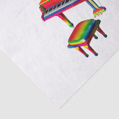 Rainbow Colored Piano Seidenpapier (Ausschnitt)