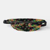 Rainbow Colored Seurat Style Pointillism Pattern Bauchtasche (Vorderseite)