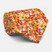 Rainbow Colored Sprinkles Krawatte (Gerollt)
