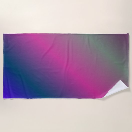 Rainbow Colored Strandtuch (Vorderseite)