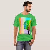 Rainbow Colored Tree and Sky T-Shirt (Vorne ganz)