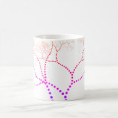 Rainbow Colored Tree Digitale Kunst Kaffeetasse (Mittel)
