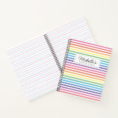 Rainbow Colorful Homeschool Copy Work Notebook Notizblock (Innenseite)