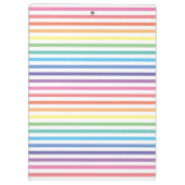 Rainbow Colorful Homeschool Lehrerin Zwischenablag Klemmbrett (Rückseite)