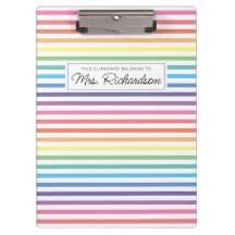 Rainbow Colorful Homeschool Lehrerin Zwischenablag
