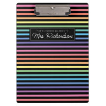Rainbow Colorful Homeschool Lehrerin Zwischenablag