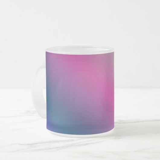 Rainbow Colorful Mattglastasse (Vorderseite Links)