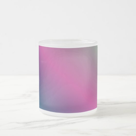 Rainbow Colorful Mattglastasse (Mittel)