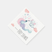 Rainbow Colorful on Cloud 9 Elephant Baby Dusche Serviette (Ecke)