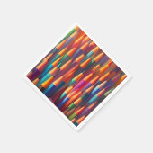 Rainbow Colorful Pencil Palette Farbe Serviette (Ecke)