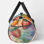 Rainbow Colorful Strawberries Strawberry Duffle Bag (Rechts)
