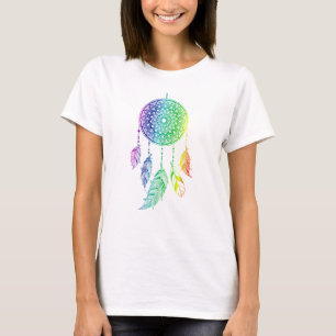 Rainbow Colorful Traumfeder T-Shirt