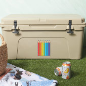 Rainbow Coloring Pencies Aufkleber (Kühler)