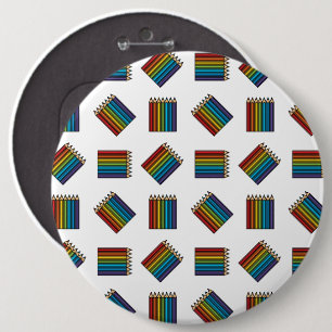 Rainbow Coloring Pencies Button
