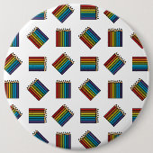 Rainbow Coloring Pencies Button (Vorderseite)