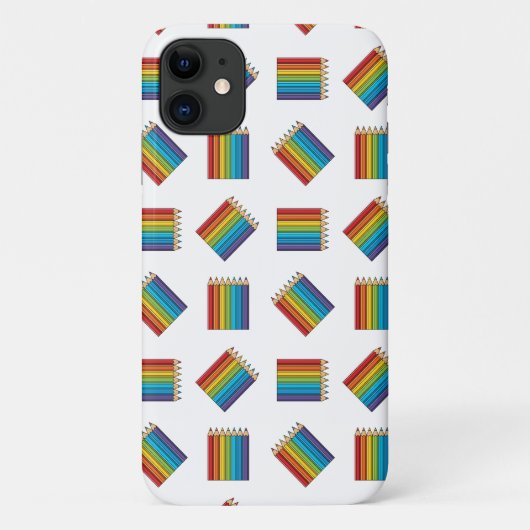 Rainbow Coloring Pencies Case-Mate iPhone Hülle (Rückseite)
