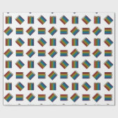 Rainbow Coloring Pencies Geschenkpapier (Flach)