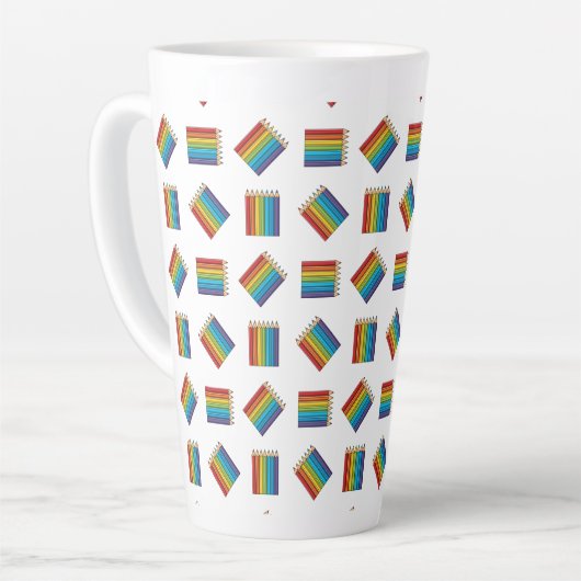 Rainbow Coloring Pencies Milchtasse (Linke Ecke)