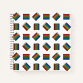 Rainbow Coloring Pencies Notizblock (Vorderseite)