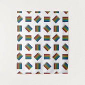 Rainbow Coloring Pencies Wandteppich (Vorderseite)
