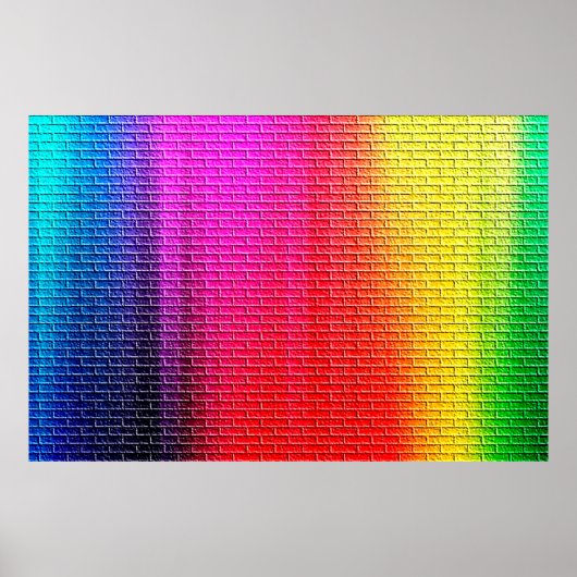 Rainbow colors abstract background. Gradient Poster (Vorne)