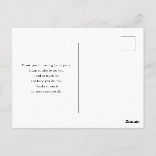 Rainbow Colors Abstract Design - Danke Postkarte (Rückseite)