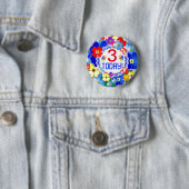 Rainbow Colors Anpassbares Alter Button (Beispiel)