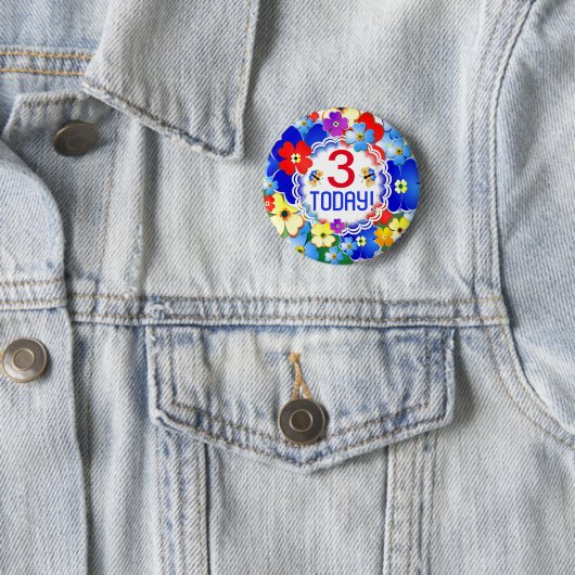 Rainbow Colors Anpassbares Alter Button (Beispiel)