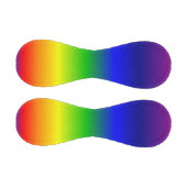 Rainbow Colors Baseball Ball (Paneele)