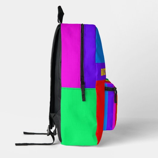 Rainbow Colors Bedruckter Rucksack (Links)