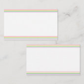 Rainbow Colors Blank Template Elegant Modern Mitteilungskarte (Vorne/Hinten)