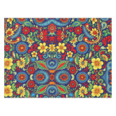 Rainbow Colors Blume Paisley Design Tischdecke (Vorderseite (Horizontal))