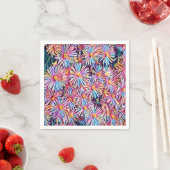 Rainbow Colors Blume Paper Napkin Serviette (Beispiel)