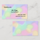 Rainbow Colors Business Cards Visitenkarte (Vorne/Hinten)