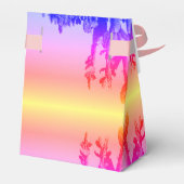 Rainbow Colors Cactus Blume Geschenkbox Geschenkschachtel (Rückseite)