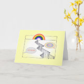 Rainbow Colors CHASM Beziehungen Grußkarte Karte (Gelbe Blume)