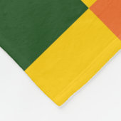 Rainbow Colors Checkered Pattern Fleecedecke (Ecke)