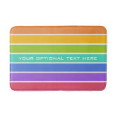 Rainbow Colors Custom Bad Matten (Vorderseite)
